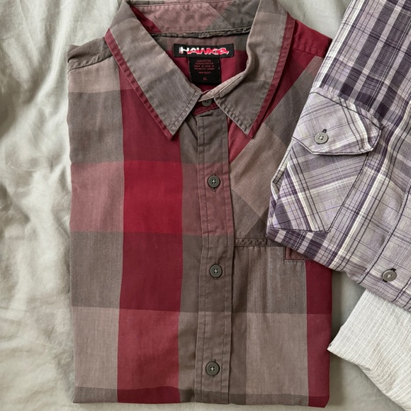 Tony Hawk lightweight button up shirts - Picture 2 of 12
